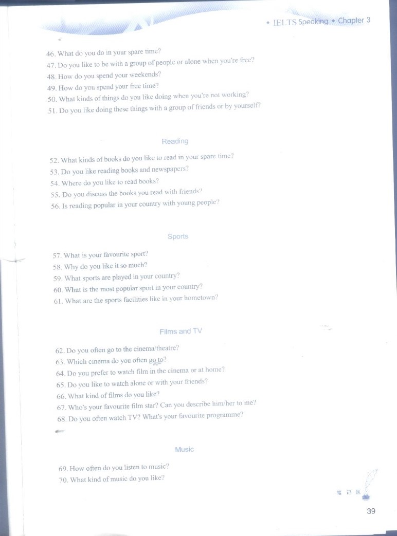 雅思口語在線學(xué)習(xí)