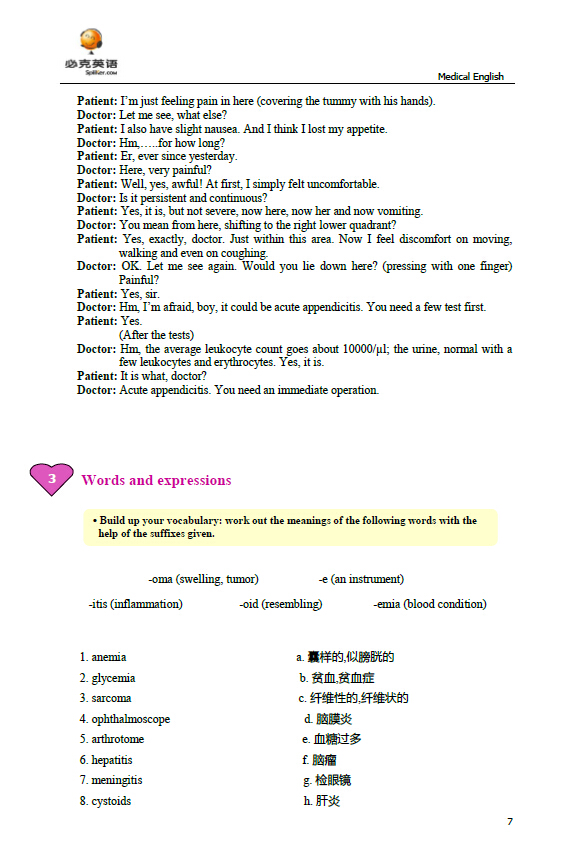 醫(yī)學(xué)英語(yǔ)口語(yǔ)培訓(xùn)